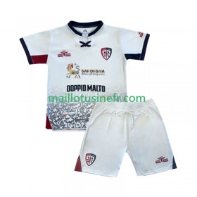 Maillot de Foot Cagliari Extérieur 2025-26 - Enfant